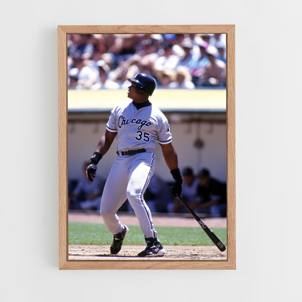 Poster Frank thomas – affiche Baseball (vue 4)